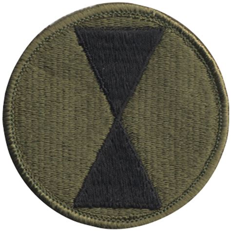 7th Infantry Division Patch Camouflageca