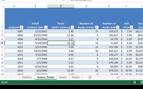 Creating Tables In Excel 2013