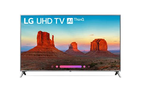 Start movie night right with the lg 43 class 4k (2160) hdr smart led uhd tv 43um6910pua screen that provides four times the resolution of full hd. LG 43UK6500AUA: 43 Inch Class 4K HDR Smart LED UHD TV w ...