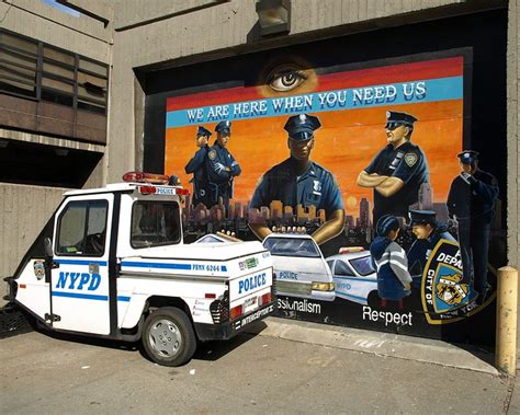 P028s Big Brother Is Watching Mural Nypd Police Station Precinct 28