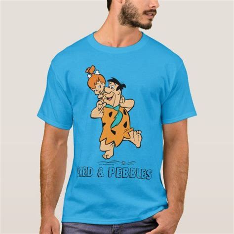 The Flintstones Fred And Pebbles Flintstone T Shirt Zazzle Shirts