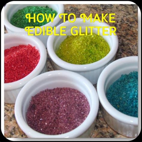 How To Make Edible Glitter Au