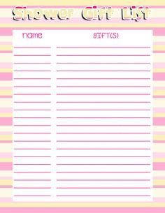 To choose a printable bridal shower game, consider themes and activities that the group might opening gifts at the bridal shower is customary and with this bridal shower bingo game, it's another this website allows you to create a completely unique, totally free bridal shower game that's ready to. Pin by Rosanne Marie Taylor on Baby Shower Ideas | Pinterest | Baby Shower, Baby shower gift ...
