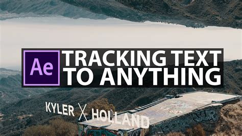 After Effects Easy Text Tracking Tutorial Youtube