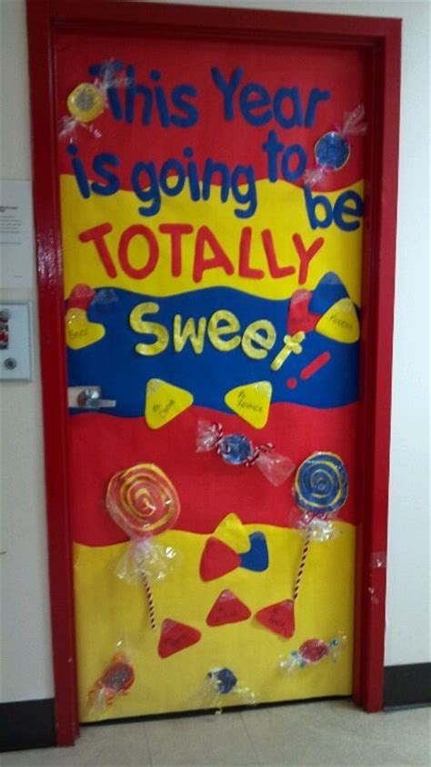 Classroom Door Design Candy Theme Classroom Classroom Door Candy Theme