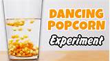 Photos of Popcorn Experiment