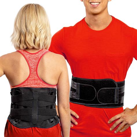 flexguard back support brace for women and men lumbar belt for lower back strong compression
