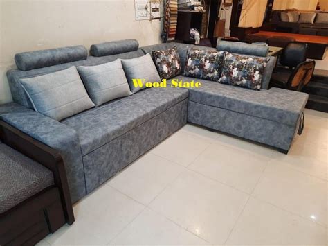 Teak Wood 7 Wooden Modern Sofa Cum Bed With Storage At Rs 75000 In New