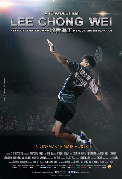 So his workout must include lots of cardio, strength building & stretching workouts. LEE CHONG WEI | GSC Movies
