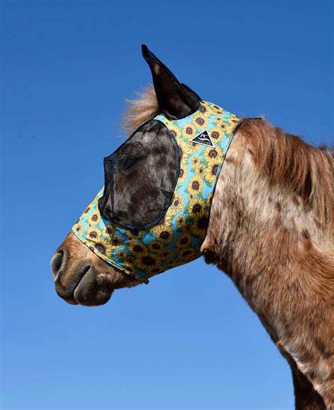 Comfort Fit Deluxe Horse Fly Mask With Ears And Forelock Opening