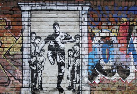 Mural of marcus rashford defaced in manchester. Rashford, soccer's champion of children, kicks down ...