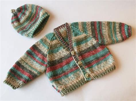 Basic Babies Raglan Cardigan And Hat Knitting Pattern By Ruth Maddock