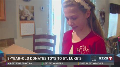 8 Year Old Donates Hundreds Of Toys To St Lukes