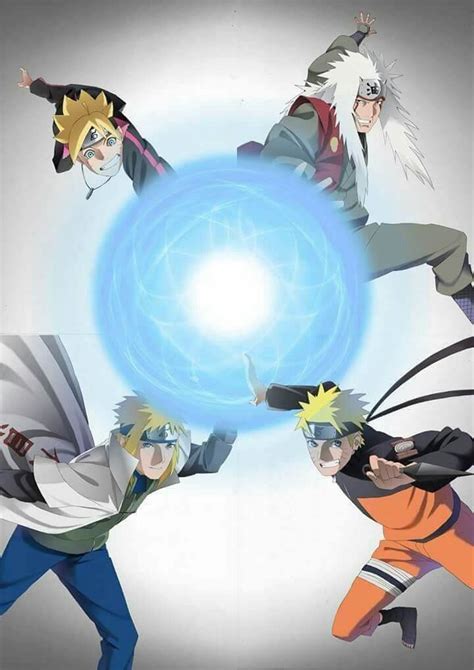 Rasengan Generacional Anime Jiraya Naruto