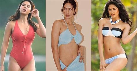 9 Hot And Bold Photos Of Sonam Bajwa Flaunting Her Sexy Body In Bikini And Swimsuits R
