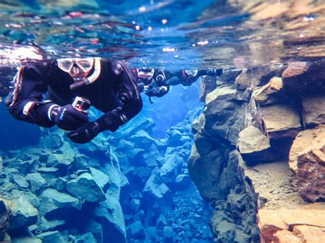Snorkellingdiving Between The Tectonic Plates In Silfra Iceland My Ticklefeet