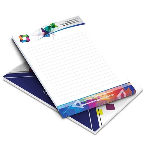 A5 50 Pages Personalised Notepads Express Promo Personalized