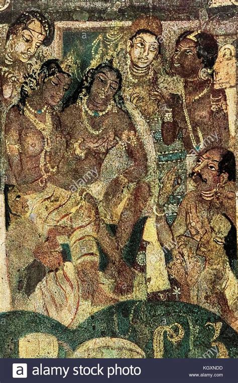 Download This Stock Image Paintings Ajanta Caves Aurangabad
