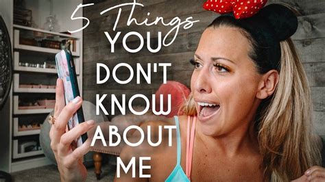 5 Things You Dont Know About Me Youtube