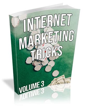 Internet Marketing Tricks Volume 3 PLR Ebook Private Label Rights