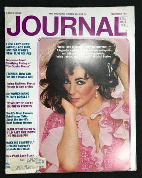 Ladies Home Journal Magazine Feb 1973 Elizabeth Liz Taylor Ebay