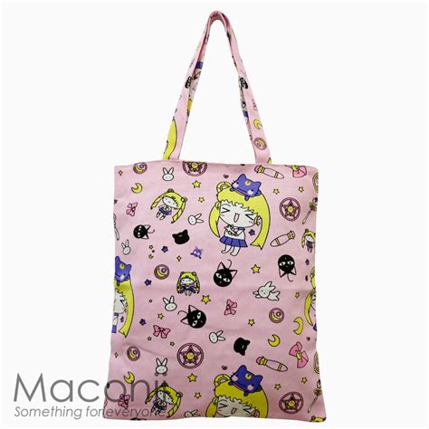 The word tote has an uncertain etymology, the african origin has been discredited and perhaps descends from low german tute (bag), cognate with german tüte (bag). Sailor Moon Tote Bag
