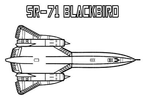 Print military bomber coloring page coloring page & book. SR 71 Blackbird Stealth Bomber Coloring Page - Download ...