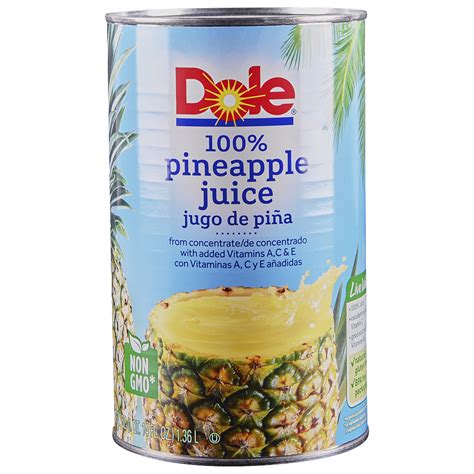 Dole Pineapple Juice 46 Oz Applejack