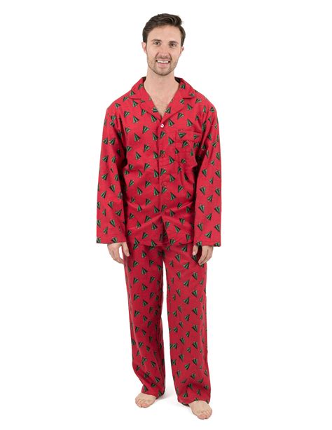 Leveret Mens Flannel Pajamas 2 Piece Christmas Pajama Set Size Small