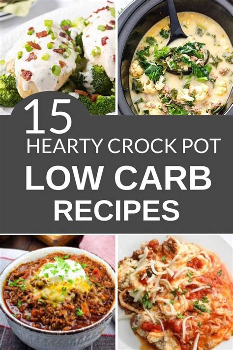 Traditionally crock pots are known for making soups, stews, chilis, curries, and other one pot 1 low calorie crock pot recipes. Tasty Low Carb Crock Pot Recipes | Best pasta dishes, Low ...