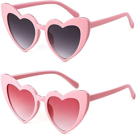 Retro Vintage Clout Goggle Heart Sunglasses Cat Eye Mod