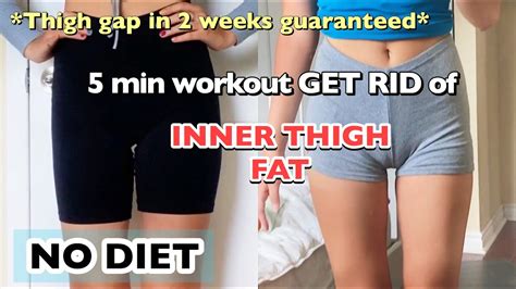 5 Min INNER THIGH FAT BURNING WORKOUT SLIM LEGS IN 2 WEEKS YouTube
