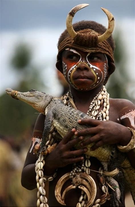 Sepik River Crocodile Festival Or Sepik Crocodile Sing Sing In Papua