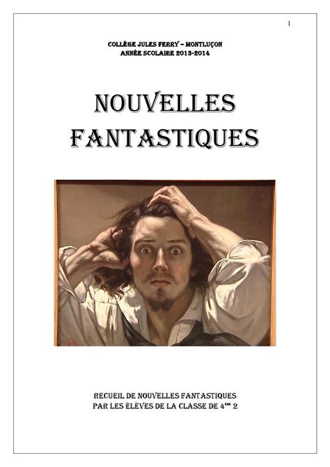 Nouvelles fantastiques des 4ème 2 by CDIferry  Issuu