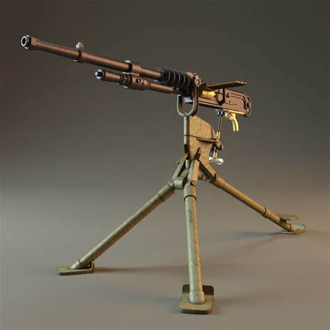 Artstation Hotchkiss Machine Gun M1914