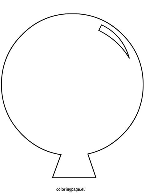 Printable Cut Out Balloon Template
