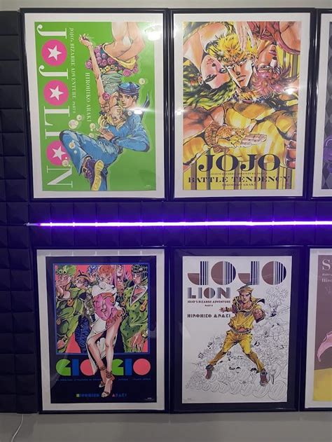 My Jojos Bizarre Adventure Exhibition Poster Collection And Framing