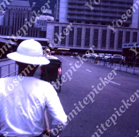 Sl65 Original Slide 1960s Hong Kong Street Scene Skyline 294a 925 Picclick