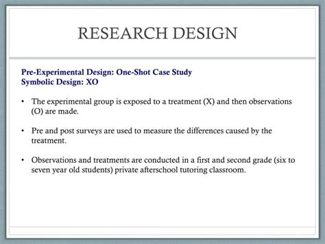 Case study research revolves around single and multiple case studies. PPT - RESEARCH DESIGN PowerPoint Presentation, free ...