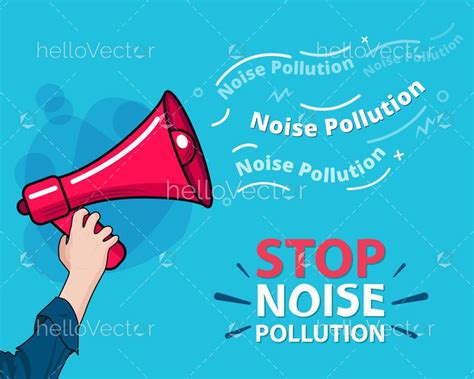 Stop Noise Pollution Illustration Download Graphics And Vectors Noise
