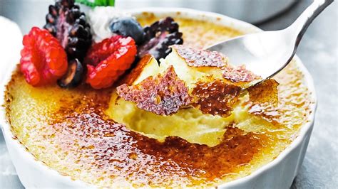 Creme Brulee Recipe Made With Real Vanilla Beans Youtube