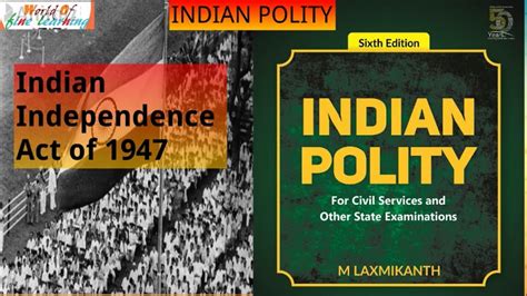 Indian Polity Sixth Edition Written By M Laxmikanth Upsc Psc Wbcs Rail