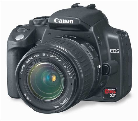 Canon Eos Digital Rebel Xt Kit Black 8 Megapixel Digital Slr Camera