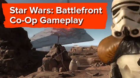 Star Wars Battlefront Gameplay E3 2015 Sony Conference Co Op
