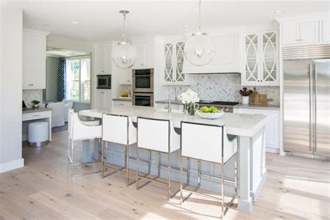 Timeless And Transitional White Kitchen With Silver Finishes Hgtv Faces