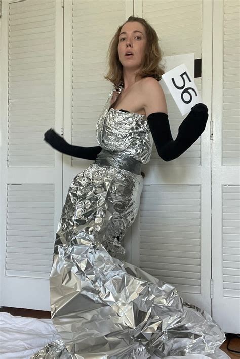 This Tiktok Creator Recreates Fashion Looks With Trash Bags And Duct Tape