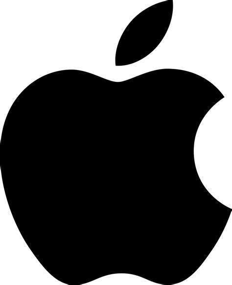 Apple Logo Free Png Transparent Background 1000x1228px Filesize