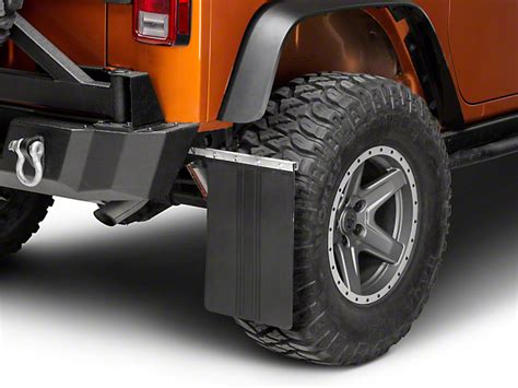 Teraflex Jeep Wrangler Removable Mud Flaps 4808401 87 18 Jeep Wrangler