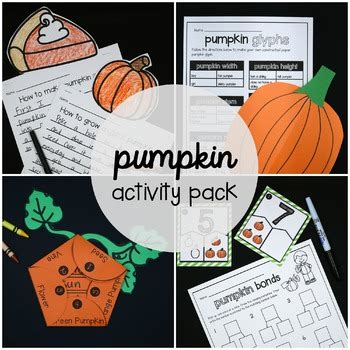 What kind of pumpkin is used to make pumpkin pie? Pumpkin Activity Pack - First Grade by Playdough to Plato ...