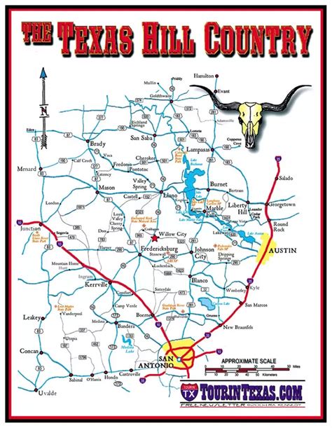 Map Of Texas Hill Country Zip Code Map